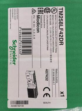 258系列本体TM258LD42DT/LF42DR/LF42DT/LF66DT4L全新现货