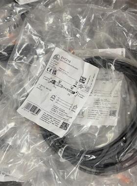 EVC219易福门连接线EVC219  5米3芯M12公头转