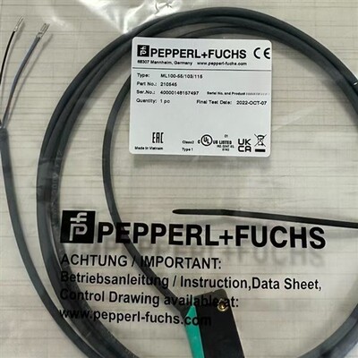 ML100-55/103/115倍加福(PEPPERL+FUCHS)镜反射光电传感器210545