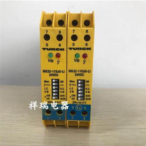 安全继电器TURCK MK32-11EXO-Li MK32-11Ex0-Li/24VDC