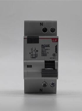 LS产电漏电小型断路器RO32E RO63C 1P+N 3P+N 2P 4P空气开关30mA