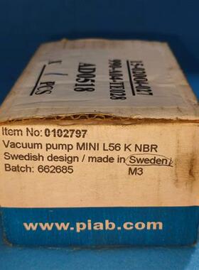 议价瑞典  VACUUM PUMP多级真空发生器产生器 L56F6-KN全新原