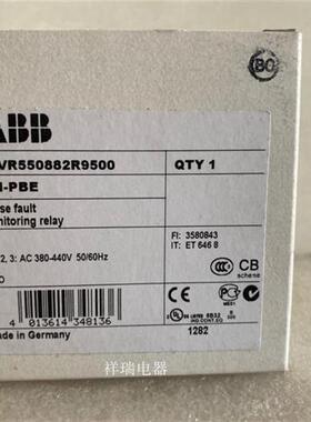 原装电子测量和监视继电器CM-PBE 1SVR550882R9500 380-440VAC