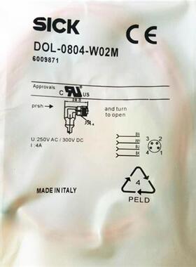 SICK西克电缆线DOL-0804-W02M DOL-0804-G02MDOL-1205-W05M连接线