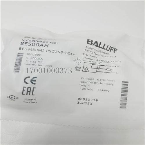 BALLUFF巴鲁夫接近开关 BES00AH BES M30MI-PSC15B-S04K插件式PNP