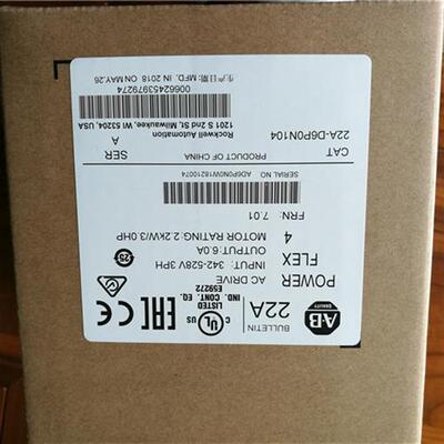 22A-D6P0N104 Rockwell  Powerflex 变频器 22AD6P0N104 全新