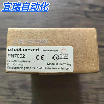 全新原装正品 IFM PN7002 压力传感器 实物拍摄 现货销售