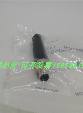 M12四针直公插头E11504 EVC812可接线插头SSTGH040MSSFKPG全新