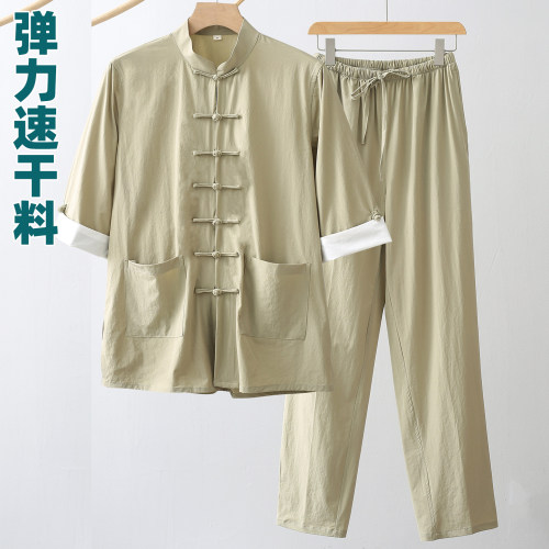超舒服薄款速干弹力料