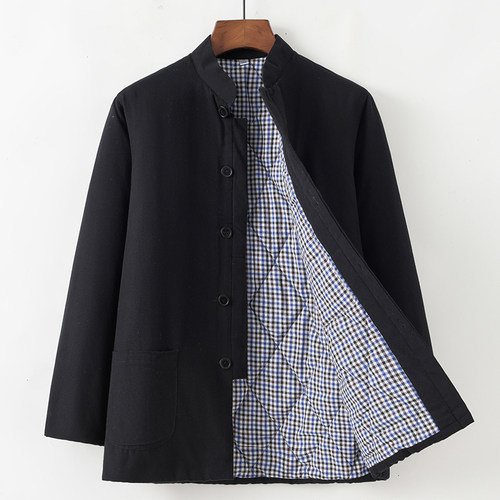 中山服冬款棉衣夹棉外套棉服