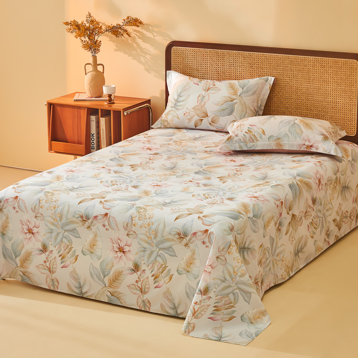 水星家纺官方品牌店正品床单单件全棉磨毛抗菌被单秋冬保暖家用