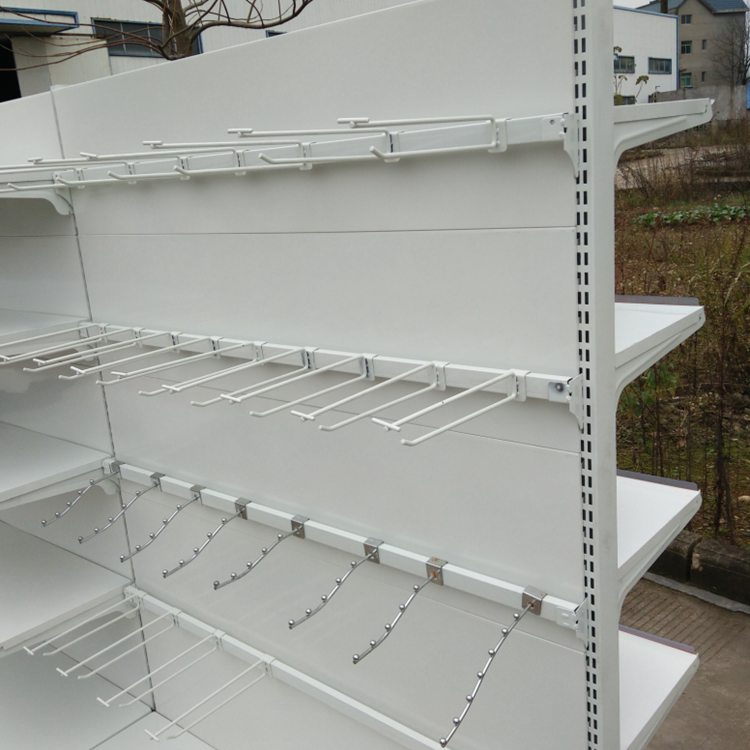 超市货架横梁挂钩 货架附件配件 货架横杆挂钩杆子挂杆挂架小挂梁