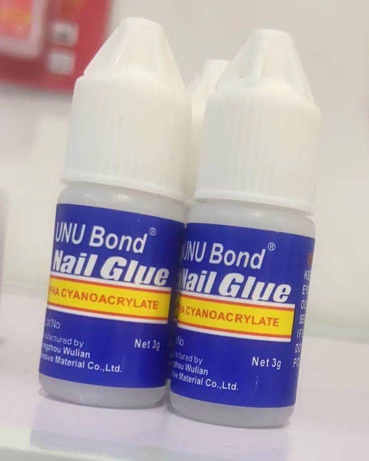 美甲粘钻胶水补钻假指甲片专业胶水UNU Bond Nail Glue3g牢固粘贴