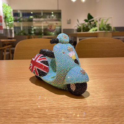 diy手工英伦风树脂复古摩托车