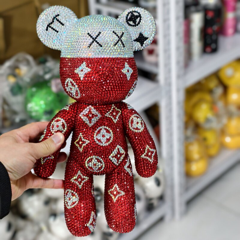 潮牌手工贴钻DIY粘钻潮玩偶礼品