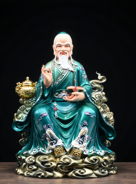 药王孙思邈菩萨神医华佗扁鹊医圣张仲景神像家用摆件树脂供奉