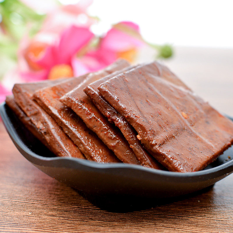 万安茶干鸡汁香辣五香茶干豆腐干豆干小包装零食食品小吃特产