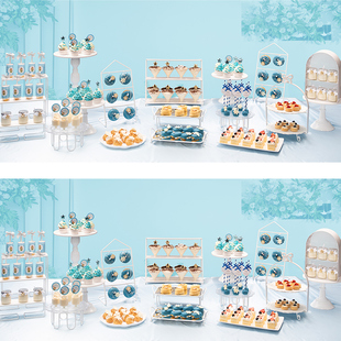爱维尔苏州同城配送小男孩男生生日蛋糕甜品台生日宴甜品点心到家