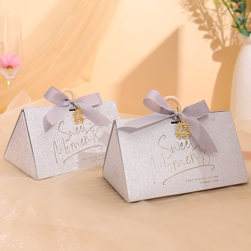 现货喜糖盒子欧式高级感结婚糖盒婚礼创意喜糖包装礼盒喜糖袋跨境