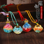 跨境螺钿底胚饰品diy吊坠项链材料包贝壳碎片手工发簪民间特