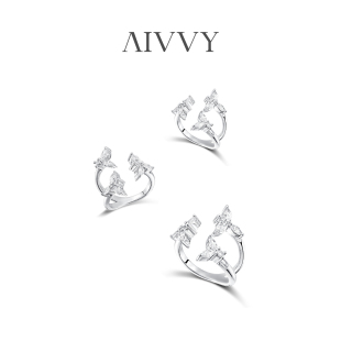 【浪姐张慧雯同款】AIVVY简约个性轻奢叠戴开口戒指骨节戒藤露