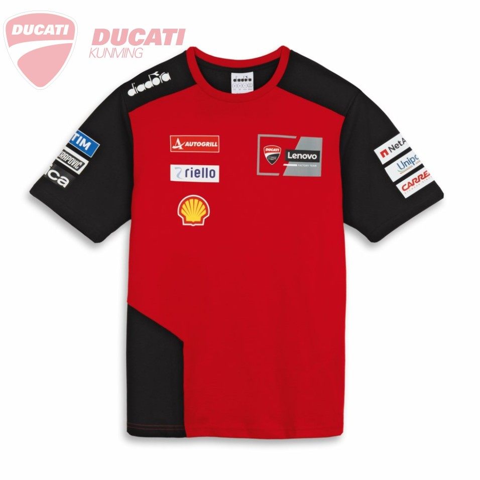 杜卡迪GP25限量版迪亚多纳夏季T恤衫摩托车马奎斯赛车服短袖男女