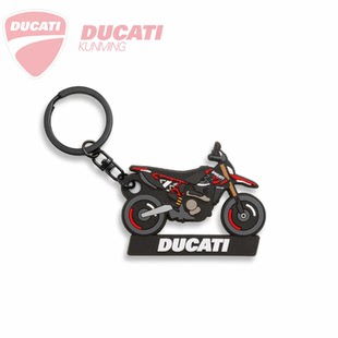 杜卡迪钥匙扣摩托车骇客950挂件创意礼物赛车主题钥匙链圈配饰品