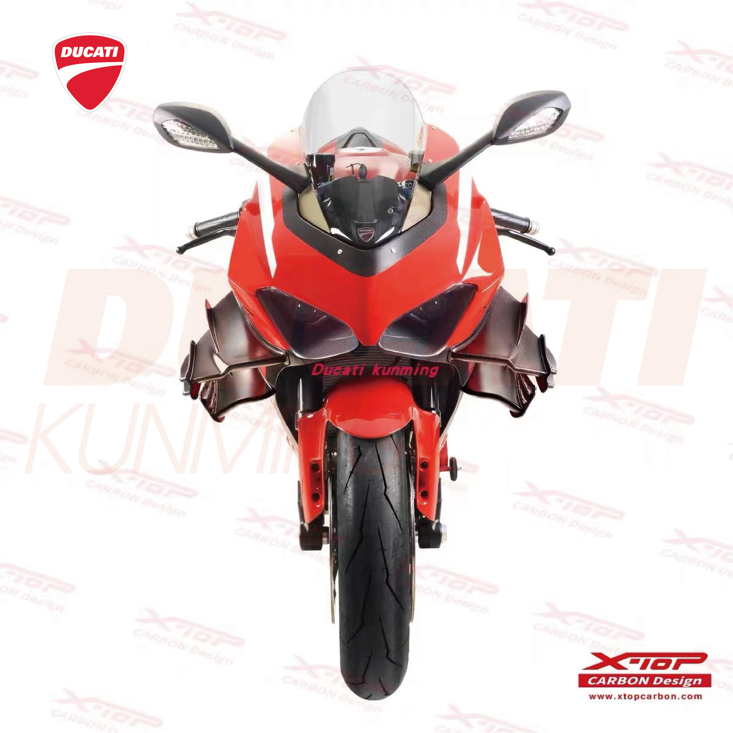 ducati superleggera v4 杜卡迪sl 国产 x-top 碳纤维 外壳全套件
