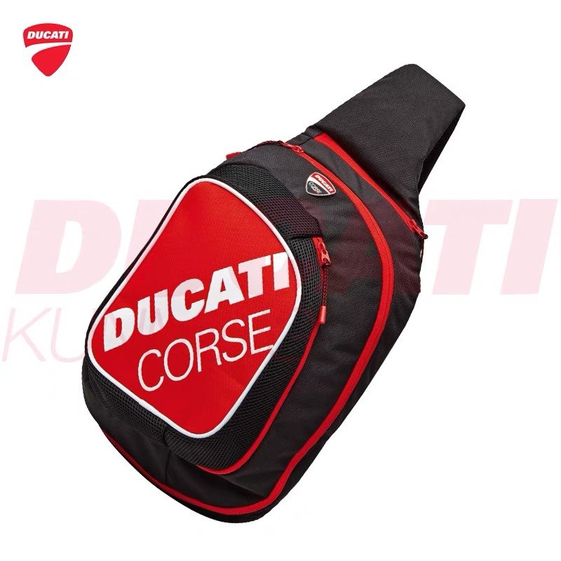杜卡迪freetime红色运动四季斜跨户外包机车手机钱包跑步骑行通用