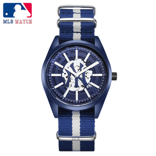 MLB美职棒手表男女同款 潮流运动防水学生情侣表 机械风大表盘时尚