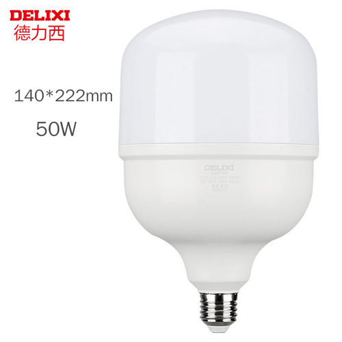 德力西ML118室内照明灯泡节能灯球泡灯大螺口6瓦9W球泡40W30瓦LED
