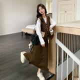 时尚套装女秋季长袖上衣半身裙两件套2C028-2506-P155-K238，女装套装/套裙，2C028
