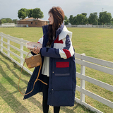 蓝白拼色【棉服】
