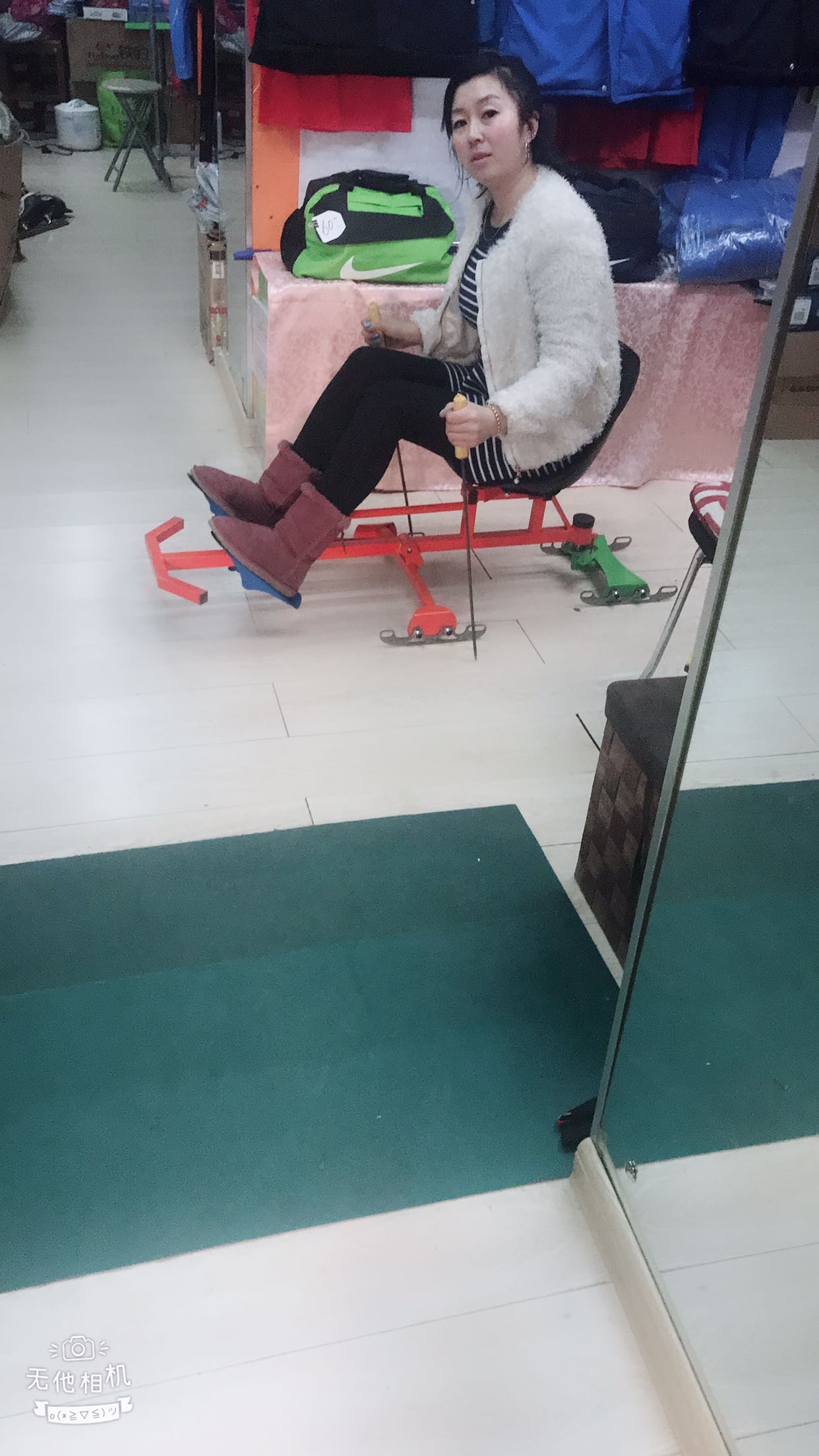 冰车 冰上滑冰车 冰车冰场专用冰爬犁 滑冰车 单人冰车 成人冰车