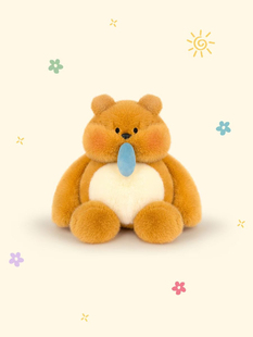 The Green Party同款新安小熊鼻涕熊B熊a兔创意潮流毛绒玩具玩偶