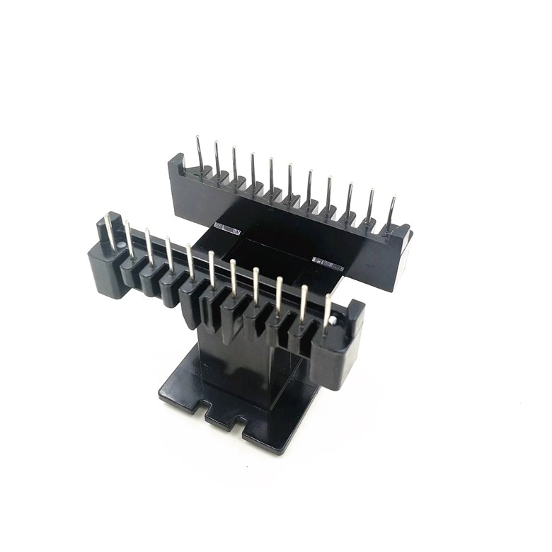 骨架EE55B立式11+11胶木电木针距5MM排距35MM高频铁氧体磁芯另购