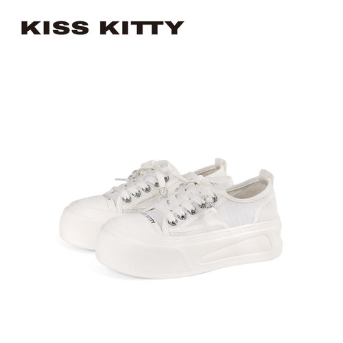 KISSKITTY厚底小白鞋女