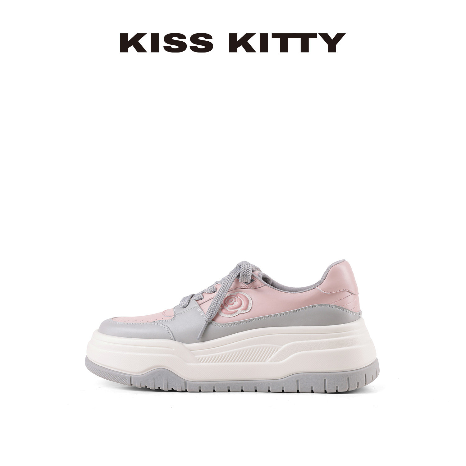 KISSKITTY板鞋女款2025新款爆款百搭学生厚底增高休闲运动老爹鞋,女鞋,休闲板鞋,淘宝优惠券,粉丝福利购,淘宝优惠卷