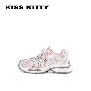 KISSKITTY网面透气老爹鞋2026新款今年流行爆款休闲增高运动鞋女