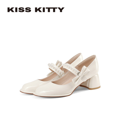 玛丽珍鞋26春新款蝴蝶结高跟鞋