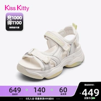 Kisskitty Xiawang Red Beach Shouse Женщины с толстой двойной наклейкой с тортом Magic Magic Sports Dad Sandals SA21406-61