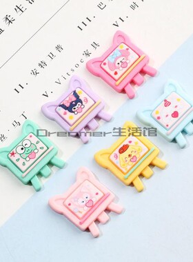 卡通彩色画架三丽鸥手机壳树脂