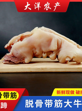 正宗黄牛牛蹄子 牛蹄 去骨牛蹄子 筋头巴脑