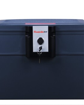 盾牌防火箱2037C防火防水保险箱钥匙锁防火半小时DVD保护