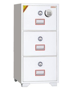 得宝diplomat进口防火防盗双保险箱 文件办公柜DFC3000K3E 抽屉式