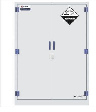 众御强酸强碱柜PP柜90加仑防腐蚀柜ZYP90化学品安全柜实验室柜