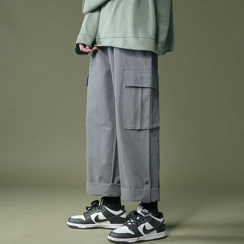 现货主推大口袋工装休闲裤！男女中性宽松裤子NB666P55,男装工装外套,电商C303-1