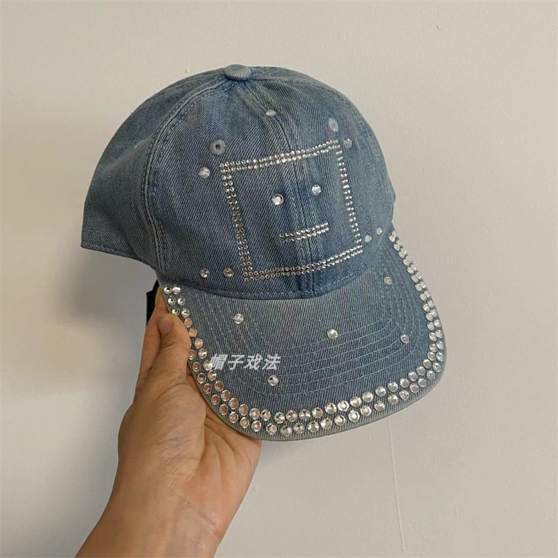 牛仔水洗通用棒球帽可爱