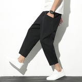 爆25夏无影墙日系棉麻九分裤男灯笼裤裤哈伦裤星座311A-k902-p45，男装休闲裤，星座311A