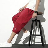 爆25夏风棉麻七分裤男灯笼裤阔腿裤锥形裤星座311A-K901-p45，男装牛仔裤，星座311A